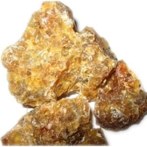 Asafoetida hing powder strong aromatic Indian spice in bowl