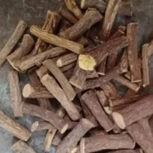 Dry mulethi licorice roots natural herbal sticks for ayurvedic use