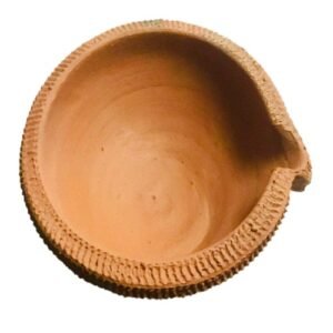 Big Size Mitti Diya Deepak Earthen Lamp for Puja and Diwali Decoration