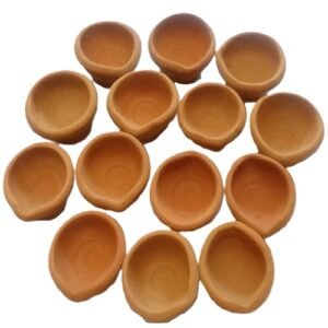 Small Mitti Ke Diye Earthen Lamps for Puja and Festival Decoration