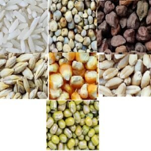 Sapta Dhanya seven sacred grains for puja rituals Hindu Satanaj mix