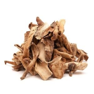 Whole dried amchoor mango slices for cooking, spices, and traditional Indian recipes